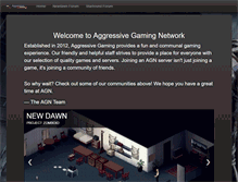 Tablet Screenshot of aggressivegaming.org